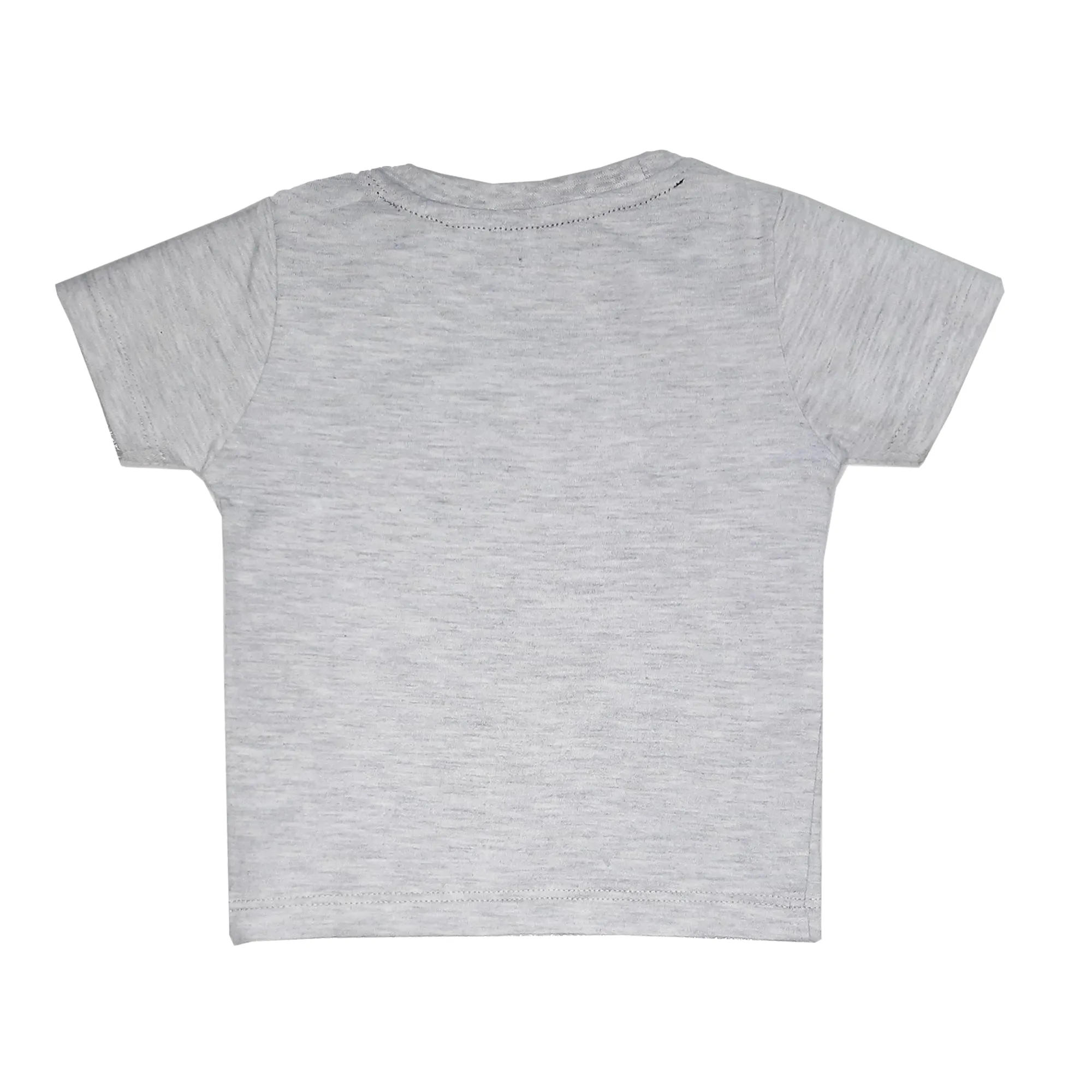 My Milestones Round Neck T-Shirt HS Solid Yellow / White / Grey - 3 Pc Pack