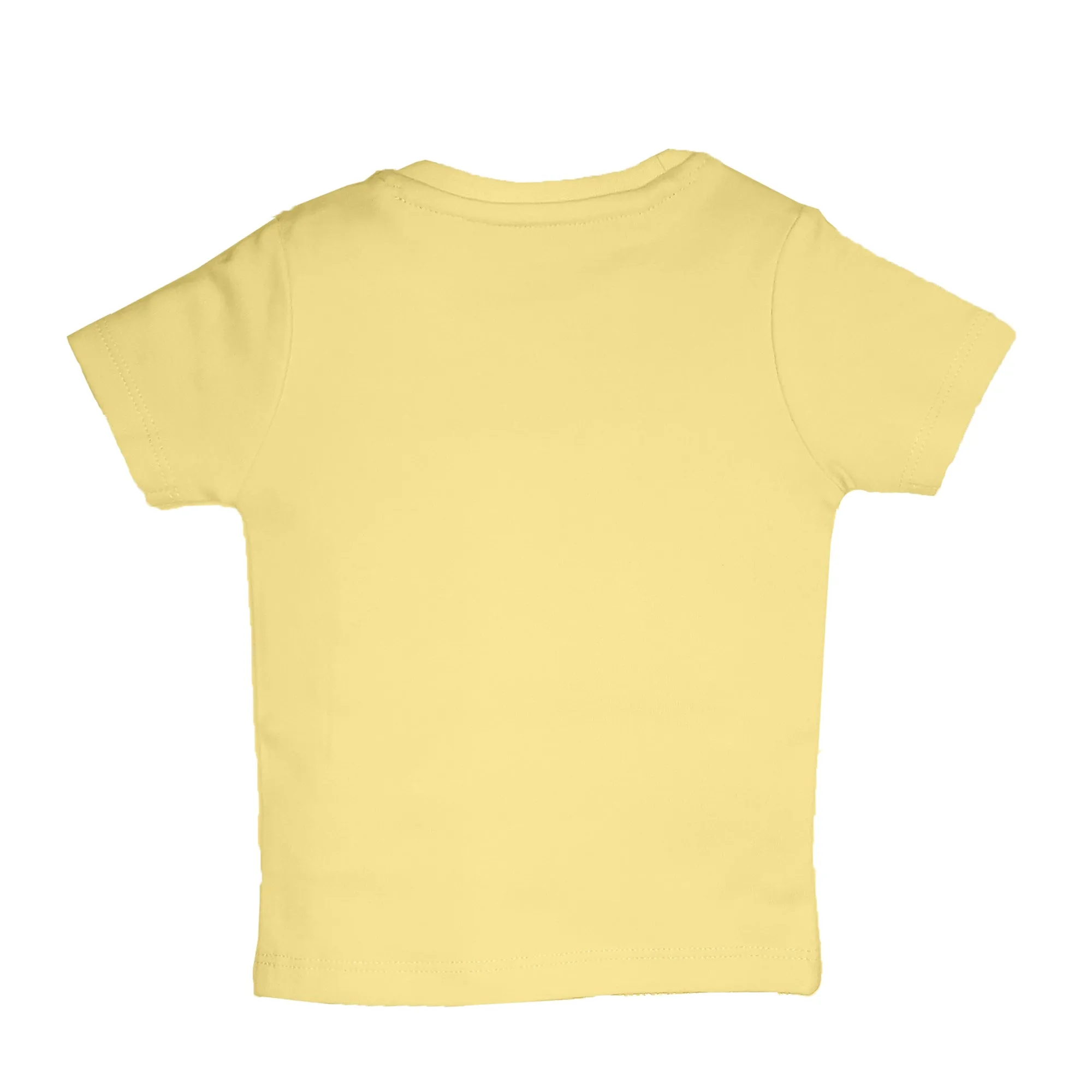 My Milestones Round Neck T-Shirt HS Solid Yellow / White / Grey - 3 Pc Pack
