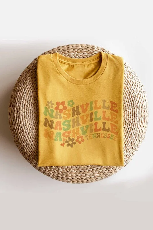 NASHVILLE TENNESSEE GRAPHIC TEE PLUS SIZE