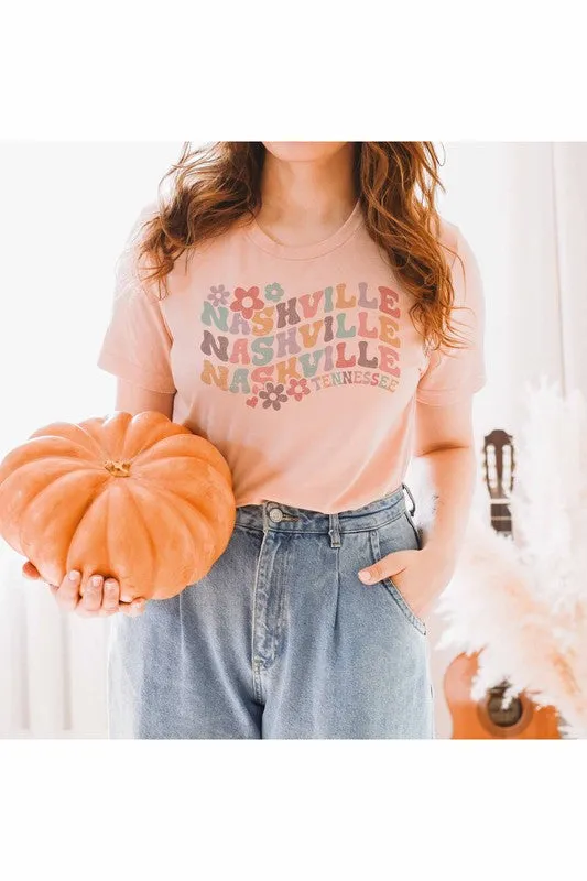 NASHVILLE TENNESSEE GRAPHIC TEE PLUS SIZE