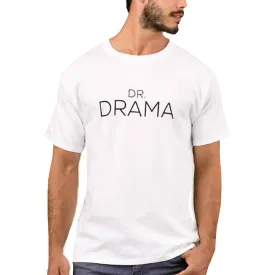 Nutcase Designer Round Neck Men's T-Shirt Wrinkle-Free Poly Cotton Tees - Dr. Drama