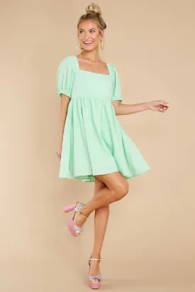 One Kiss Away Light Green Dress