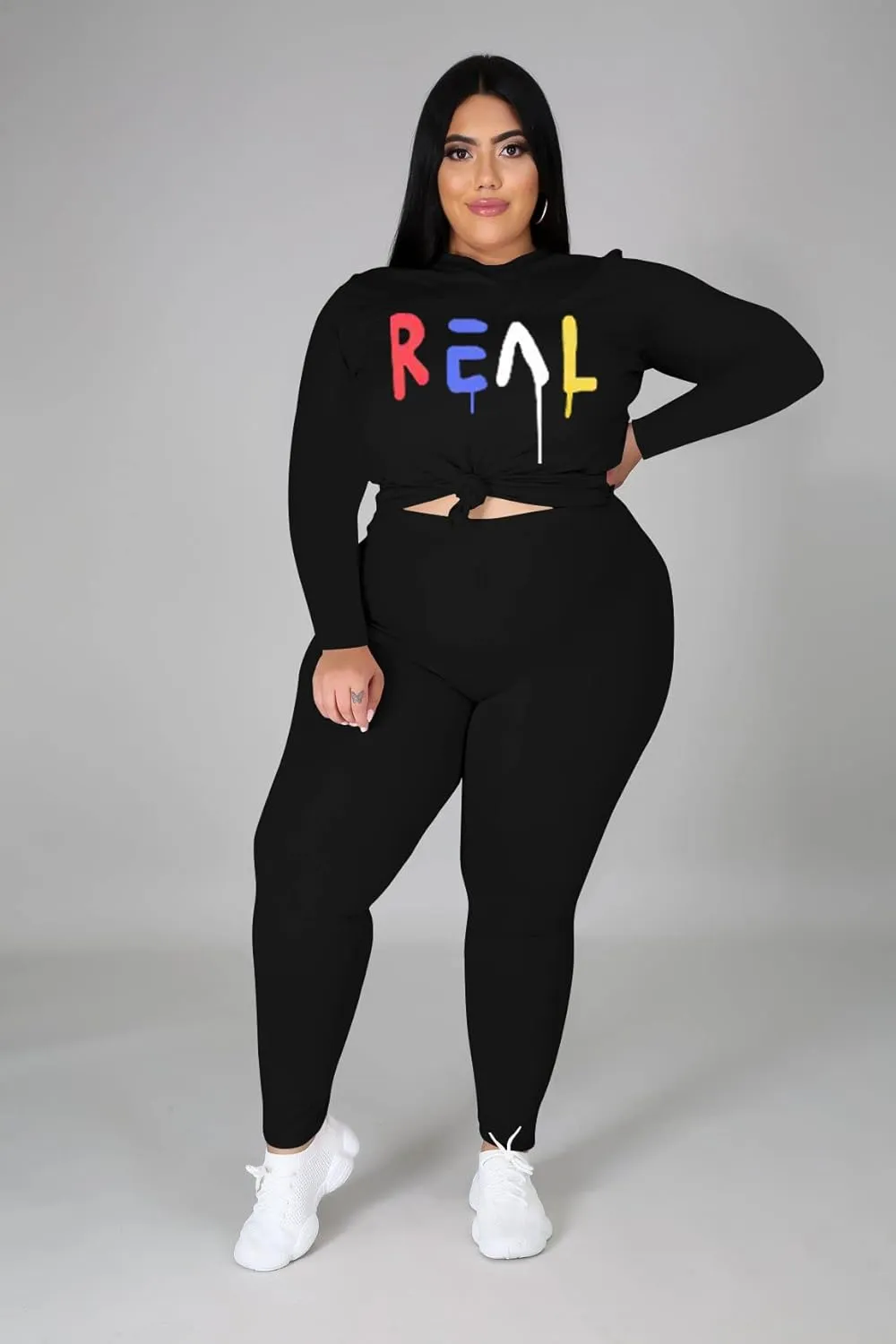 Plus Size Two Piece Outfits For Women Summer Sweatsuits Jogger Sets Casual Print Shorts Tracksuit Sets