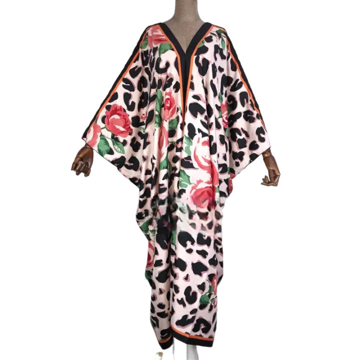 Pre Order: Cozy Floral  Maxi Kaftan -WINI