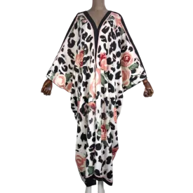 Pre Order: Cozy Floral  Maxi Kaftan -WINI