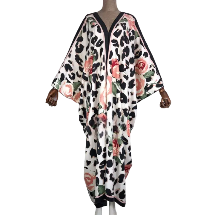 Pre Order: Cozy Floral  Maxi Kaftan -WINI