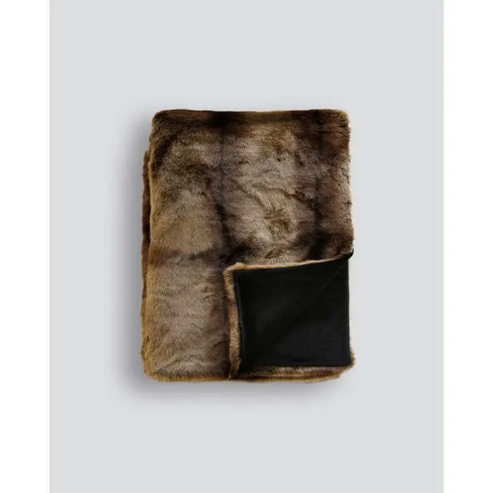 Red  Lemur Throw (Faux Fur)