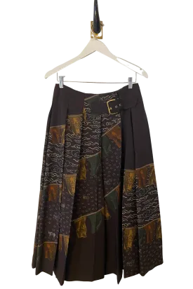 Sabina Savage "The Wind Horse" Wool Pleated Skirt