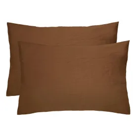Standard Linen Pillowcase Pair by Bambury