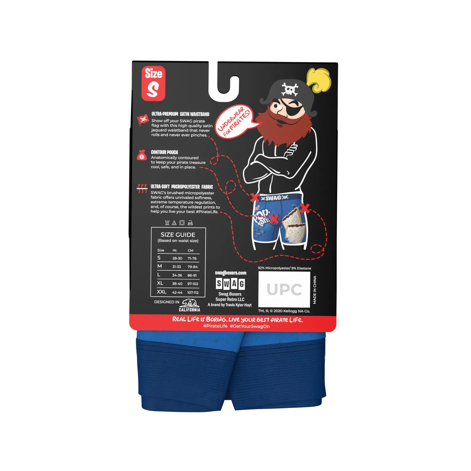 SWAG - Cereal Aisle Boxers: Blueberry Pop Tarts