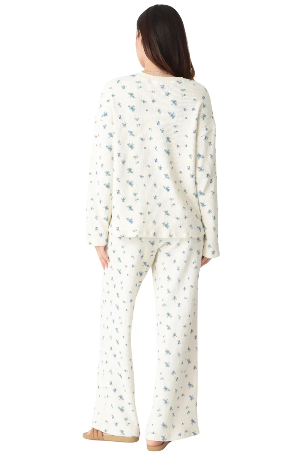Tanner Pant- Ditsy Floral, Ivory
