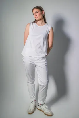 Transit Par Such Classic Slim Chino in White