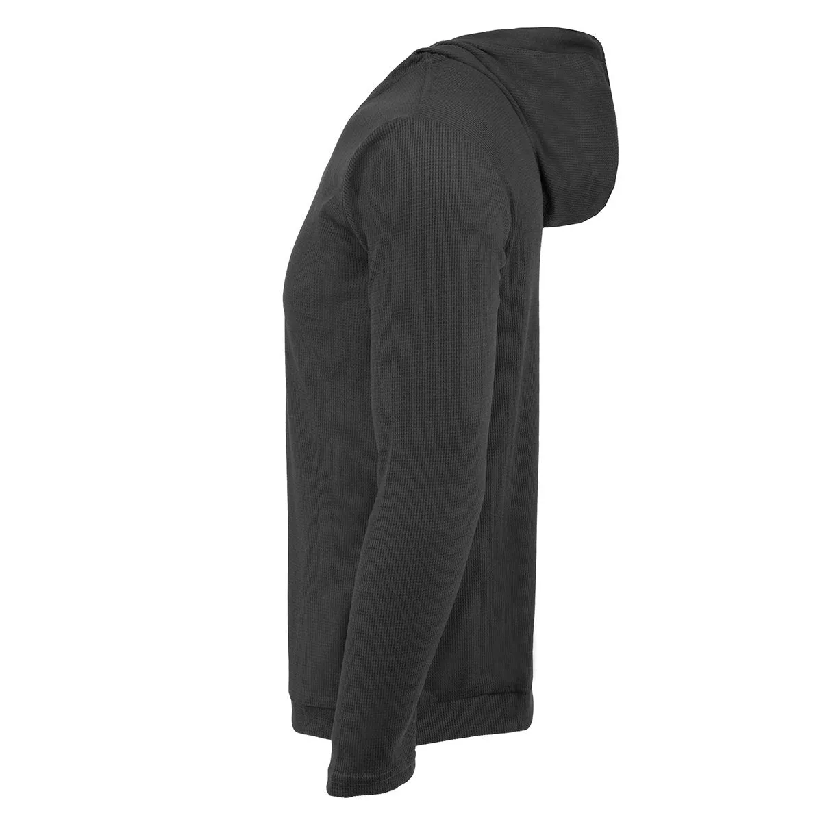 True Rock Men's Waffle Knit Henley Hoodie