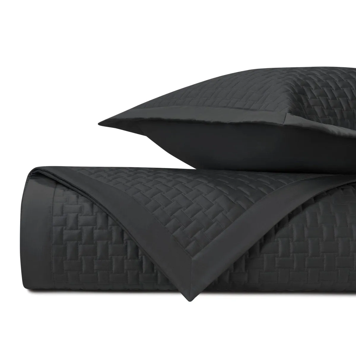 Wicker Quilted Black by Home Treasures