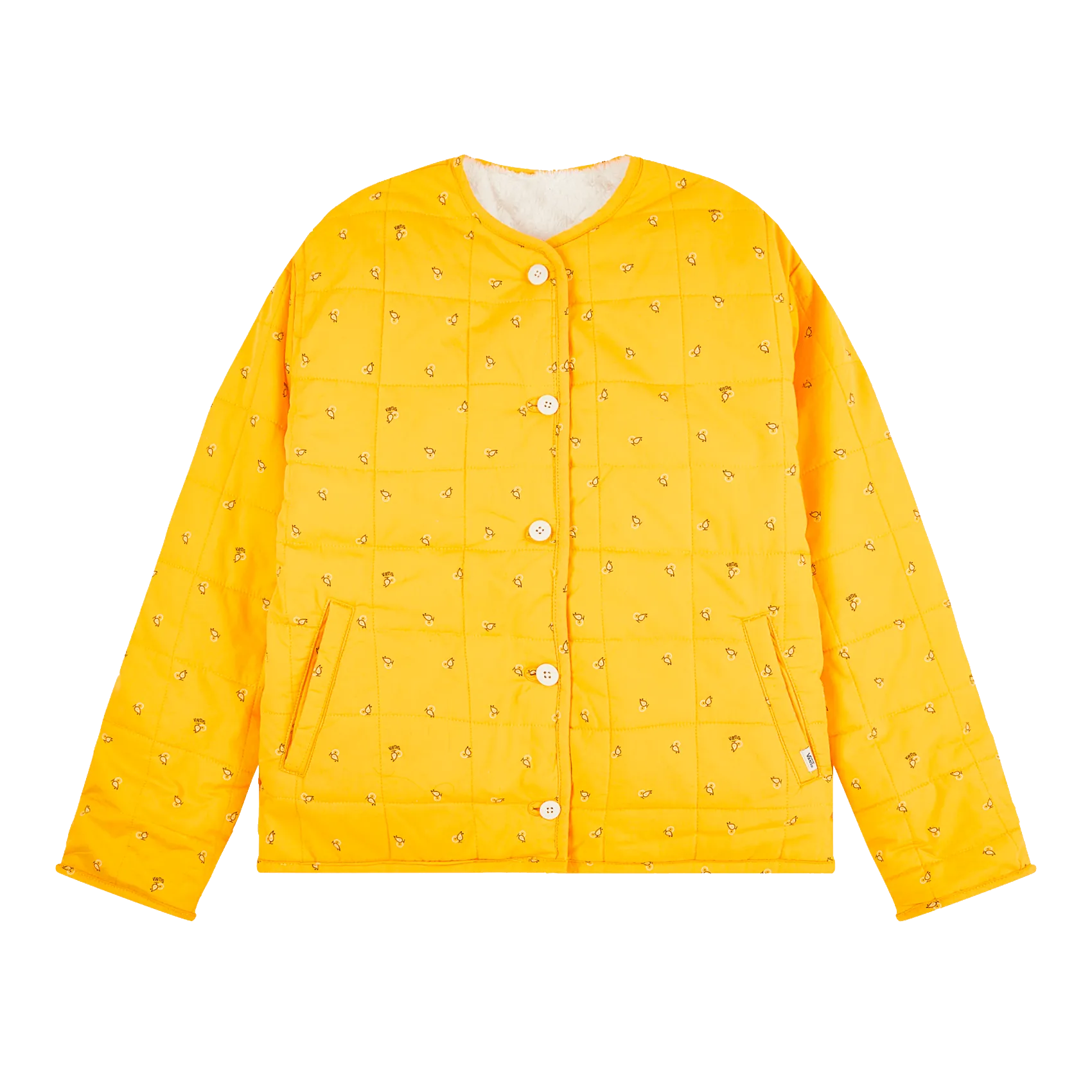 WM Panda Paisley Sherpa Jacket - Marshmallow
