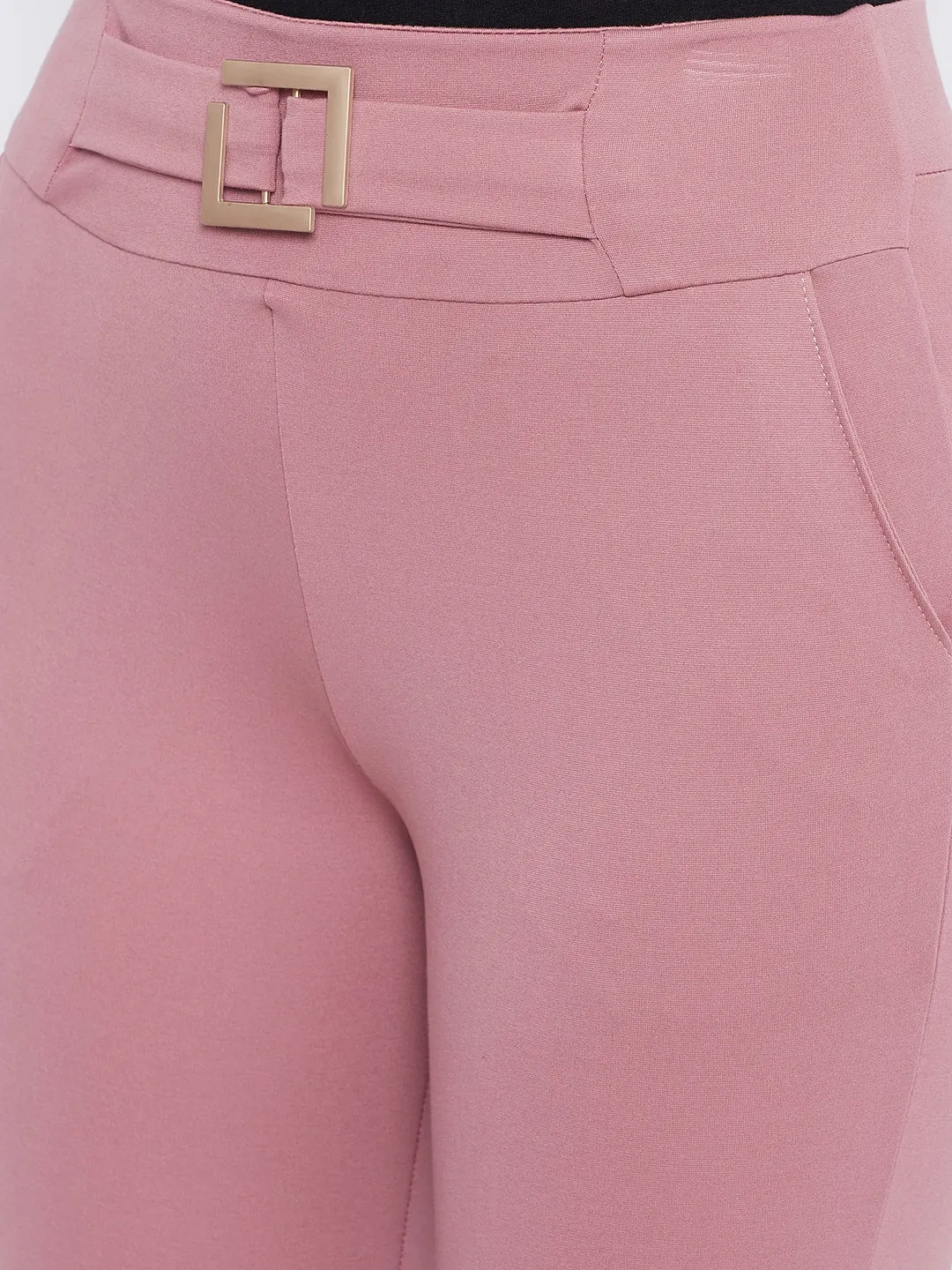 Women Pink Slim Fit Jeggings