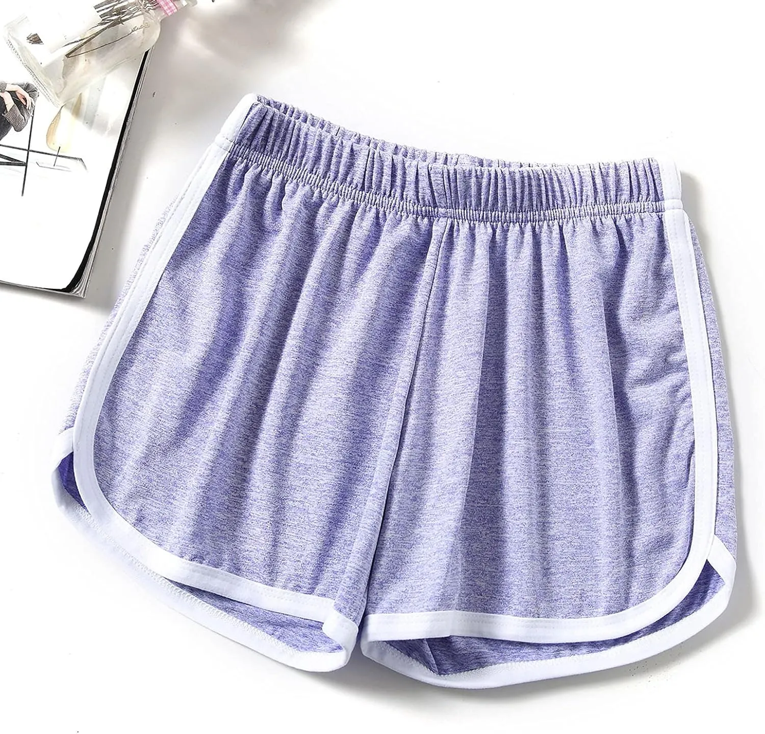 Women's Casual Sweat Shorts Workout Fitness Lounge Shorts Athletic Running High Waisted Short Yoga Pants with Pockets