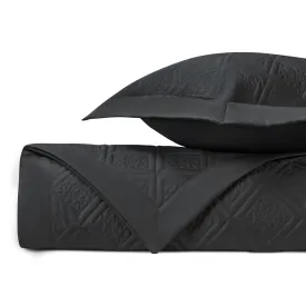 Ziba Quilted Black by Home Treasures