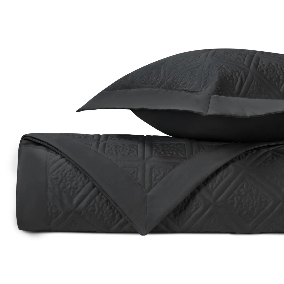 Ziba Quilted Black by Home Treasures